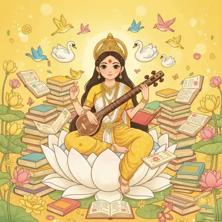 Free Vasant Panchami Background For Coaching Institute Background Download