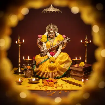 Free Vasant Panchami Background Seasonal Festival Background Download