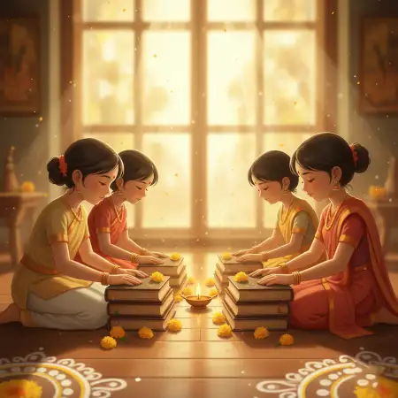 Free Vasant Panchami Background Traditional Background Download