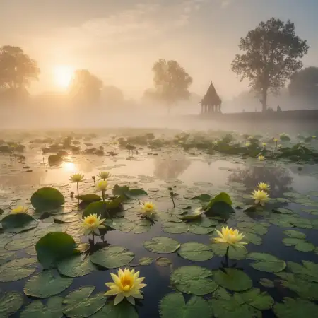 Free Vasant Panchami Background With Lotus Background Download