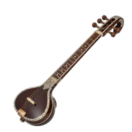 Veena Png Artistic Design - Free Veena Png Download