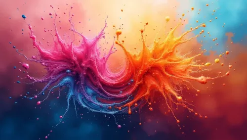 vibrant holi festival pichkari background designs