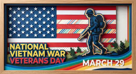 Vietnam Veterans Day Clipart Images - Free United States National Vietnam War Veterans Day Download