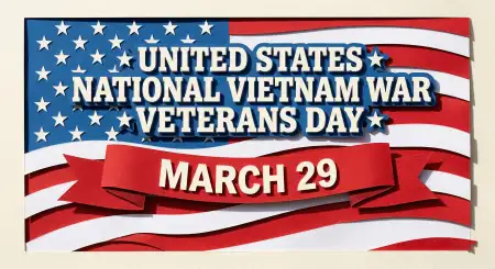 Vietnam Veterans Day Clipart Png Free Download - Free United States National Vietnam War Veterans Day Download