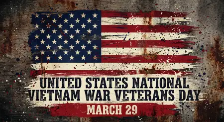 Vietnam Veterans Day Design Templates Free - Free United States National Vietnam War Veterans Day Download