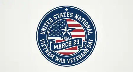 Vietnam Veterans Day Typography Design - Free United States National Vietnam War Veterans Day Download