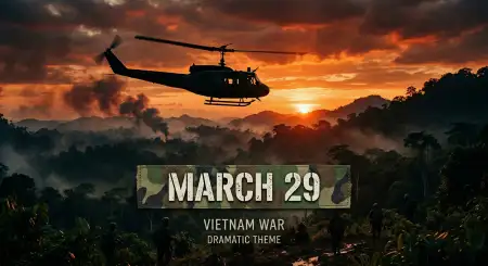 Vietnam War Timeline And Veterans Role - Free United States National Vietnam War Veterans Day Download