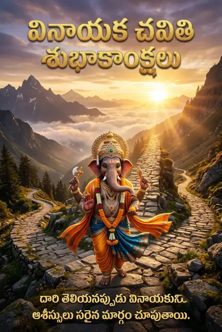 vinayaka chavithi poster in telugu