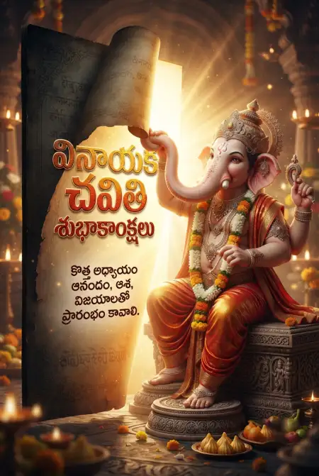 vinayaka chavithi social media post in telugu