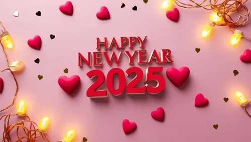 vintage-style happy new year 2025 greetings