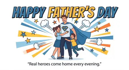 Viral Happy Fathers Day Greeting Card Image For Instagram Reels - Free Happy Fathers Day Greeting Card Download