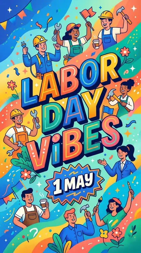 Viral Labor Day Whatsapp Images - Free International Labor Day Wishes 2026 Download