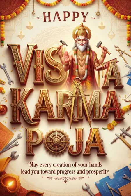 vishwakarma puja hindi wishes with quotes 2026 2 - Vishwakarma Puja