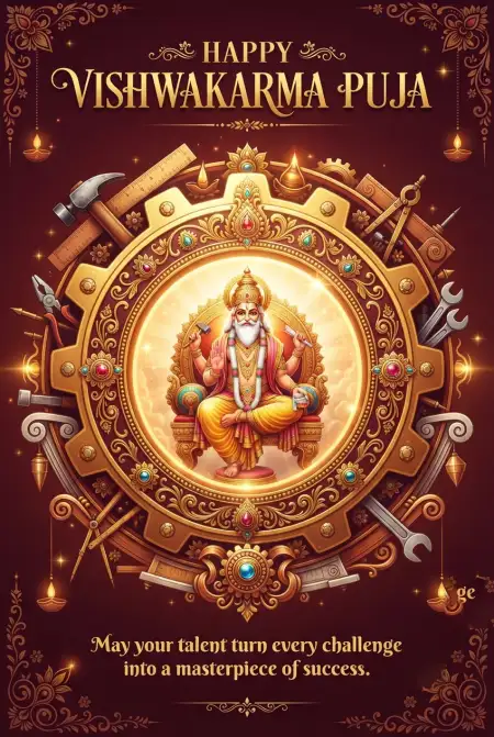vishwakarma puja instagram post wishes 2026 - Happy Vishwakarma Puja Wishes 2026