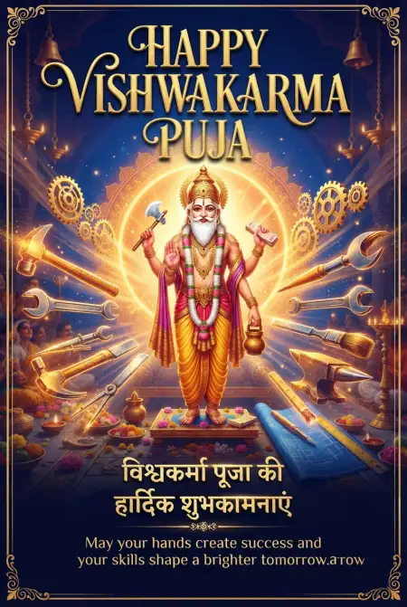 vishwakarma puja ki hardik shubhkamnaye 2026 - Happy Vishwakarma Puja Wishes 2026