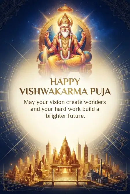 vishwakarma puja wishes for factory workers 2026 2