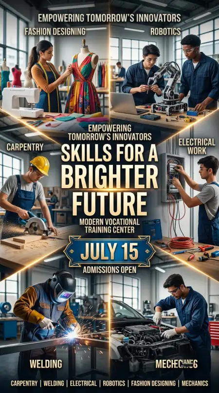 Vocational Skills Awareness Poster - Free World Youth Skills Day 2026 Download