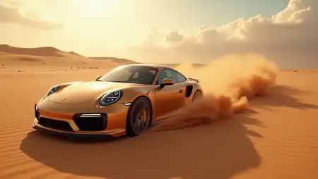 Wallpaper Of Luxury Car On Empty Road - Free Luxury Car Wallpaper Hd Download