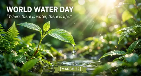 Water Day 8k Images With Quotes - Free World Water Day Download