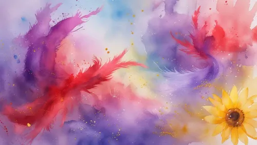 watercolor holi theme background for posters