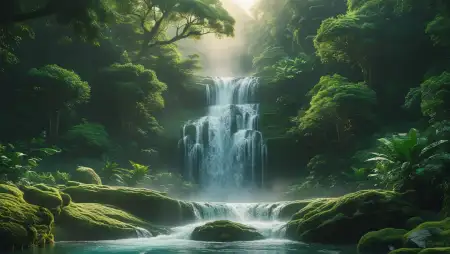 Waterfall Background For Mobile Wallpaper - Free Related Wall Image