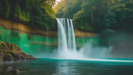 Waterfall Nature Background Jpg - Free Nature Background Download