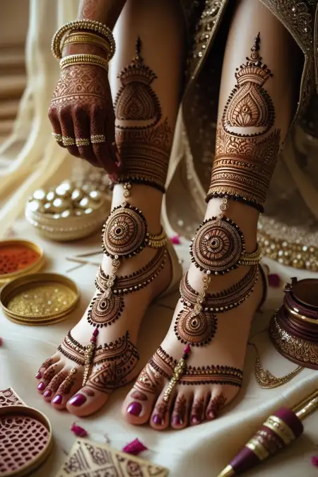 Wedding Mehndi Design For Dulhan