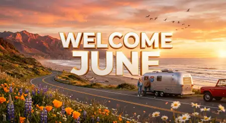 Welcome June 2026 Seasonal Facebook Cover Images - Free Welcome June Download