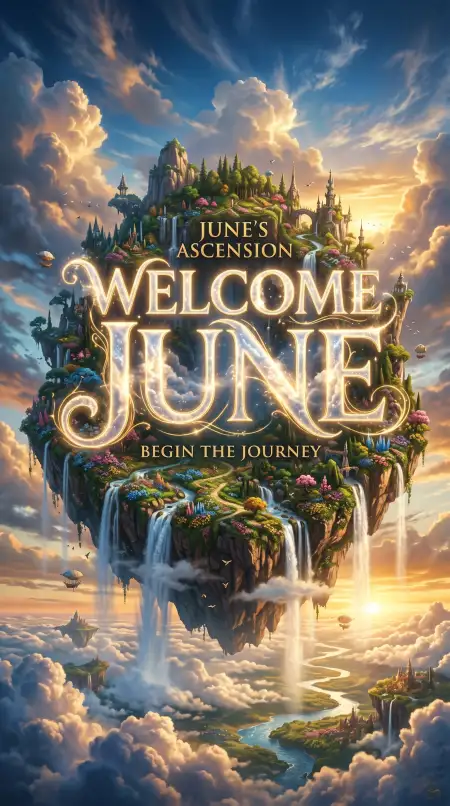 Welcome June 2026 Trending Pinterest Graphics - Free Welcome June Download