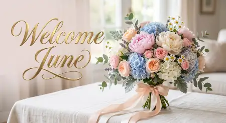 Welcome June Rose Flower Images - Free Welcome June Download
