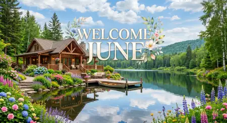 Welcome June Scenic Nature Images - Free Welcome June Download