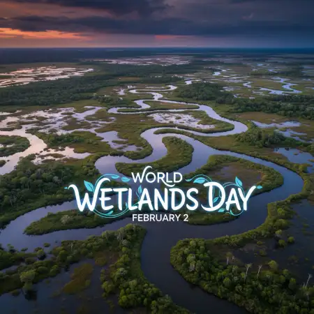 Free Wetlands And Climate Change Background Download