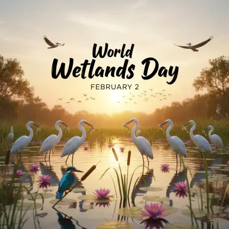 Free Wetlands Awareness Program India Background Download