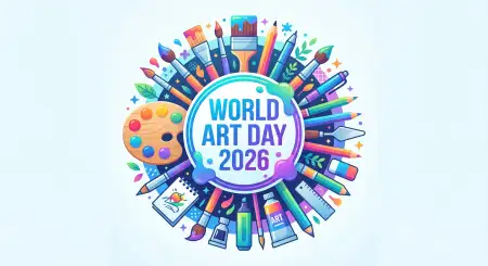 Free What Is World Art Day 2026 Image Download