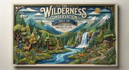 Wildlife Habitat Conservation Artwork - Free World Nature Conservation Day 2026 Download