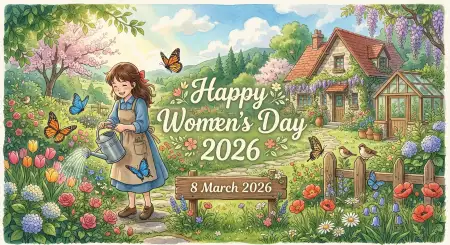 Womens Day 2026 Greeting Card Design - Free Happy Womens Day 2026 Download