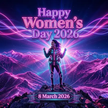 Womens Day 2026 Pink Theme Poster - Free Happy Womens Day 2026 Download