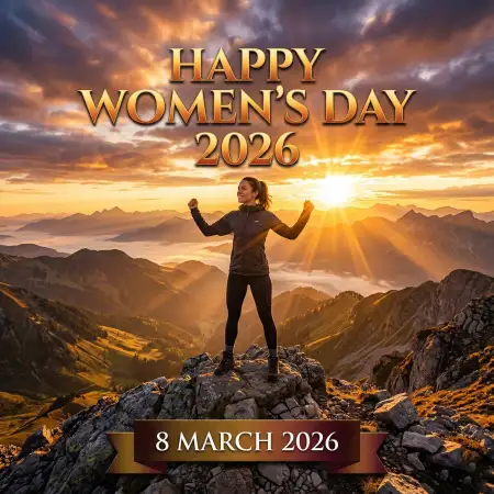 Womens Day 2026 Poster With Quotes - Free Happy Womens Day 2026 Download