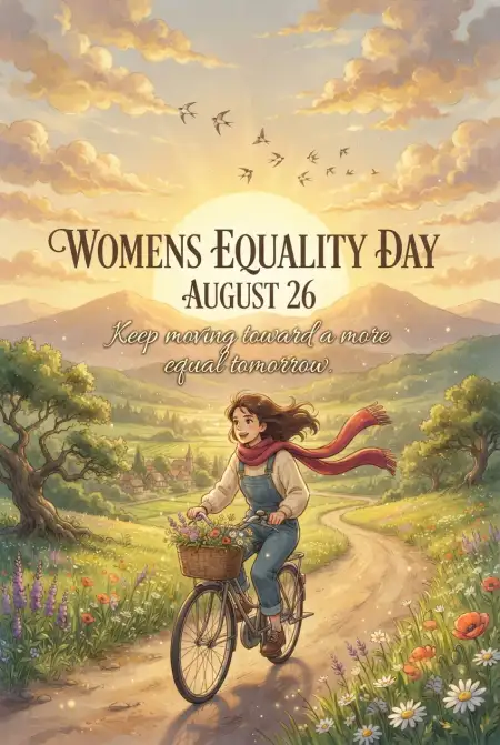Womens Equality Day 2026 Awareness Images - Free American Womens Equality Day 2026 Download