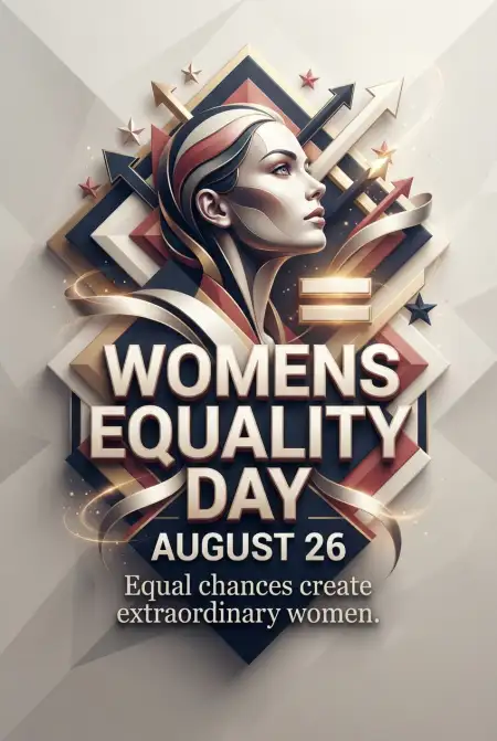 Womens Equality Day 2026 Creative Design - Free American Womens Equality Day 2026 Download