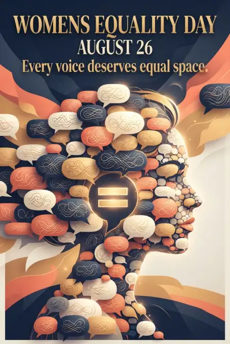 Womens Equality Day 2026 Creative Poster - Free American Womens Equality Day 2026 Download