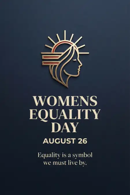 Womens Equality Day 2026 Logo - Free American Womens Equality Day 2026 Download