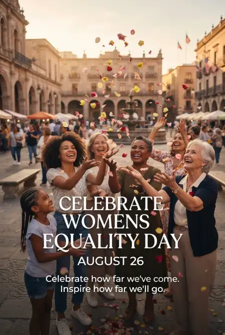 Womens Equality Day 2026 Social Media Post - Free American Womens Equality Day 2026 Download