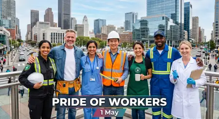 Workers Appreciation Day Images - Free International Labor Day Wishes 2026 Download