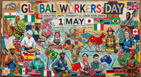 Workers Day Worldwide Images - Free International Labor Day Wishes 2026 Download