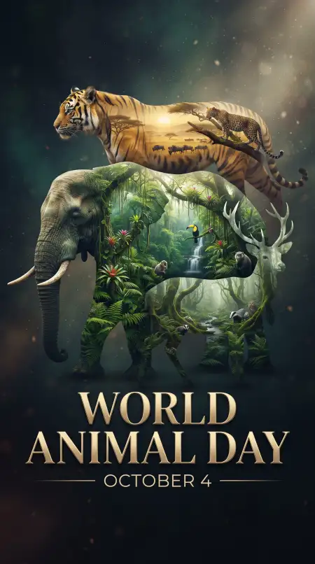world animal day 2026 poster