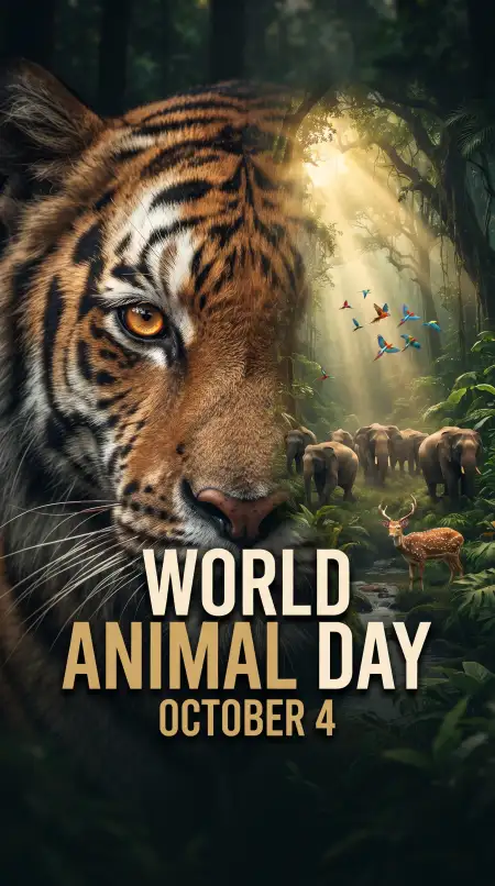 world animal day animal group png 2026 - World Animal Day 2026