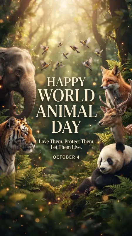 world animal day animal welfare poster 2026 - World Animal Day 2026