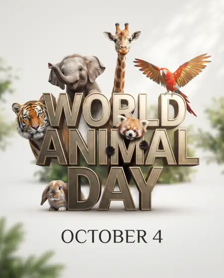 world animal day animals together images 2026 - World Animal Day 2026