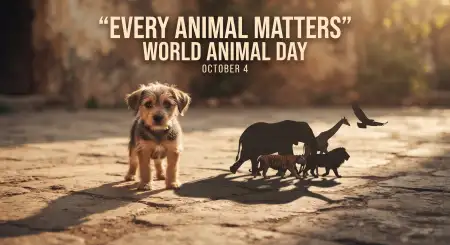 world animal day awareness images 2026 - World Animal Day 2026